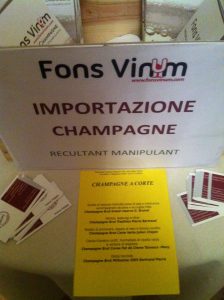 Importazione Champagne Fons Vinum