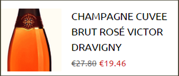 champagne dravigny rose