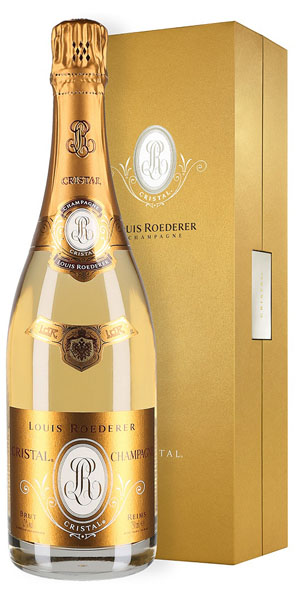 ROEDERER CRISTAL Champagne 2008 with packging